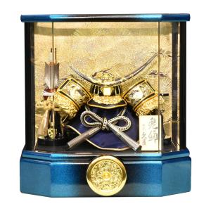 東京久月 兜飾りガラスケース 久月 名入れ木札無料 五月人形 兜飾り 取付ケース入り ガラス