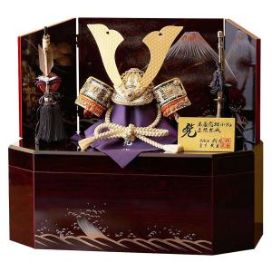 五月人形 久月 収納飾り 兜 コンパクト かぶと...の商品画像