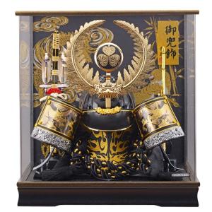 吉徳大光 五月人形 ガラスケース飾り 金太郎 童 子供大将 武者 503-265