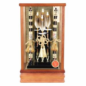 破魔弓 ケース飾り 律（紺） 7号 アクリルケース h081-mm-hm2607