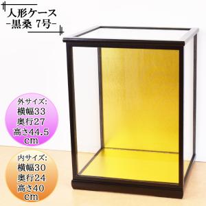 人形ケース ガラス人形ケース 幅 間口30奥行24高45cm(ガラス寸法）内