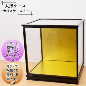 人形ケース ガラス人形ケース 幅 間口50奥行35高50cm(ガラス寸法）内