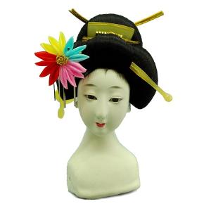 日本人形頭 顔 手芸品 部品 尺五 芸者 頭師小宮映峯 : 雛人形-五月人形