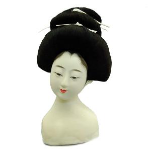 日本人形頭 顔 手芸品 部品 尺五 姫 頭師小宮映峯 : 雛人形-五月人形