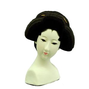 日本人形頭 顔 手芸品 部品 尺五 芸者 頭師小宮映峯 : 雛人形-五月人形