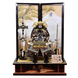 五月人形 コンパクト 鎧 鎧飾り おしゃれ 10号 昇龍 初節句飾り 金