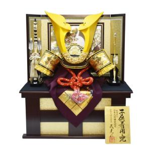 五月人形 コンパクト 武将 上杉謙信 12号 ケース飾り ガラスケース