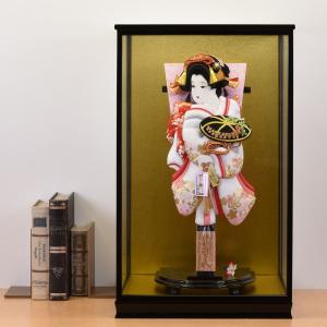 羽子板 お祝い 絞り 初正月 羽子板飾り ガラス ケース飾り 正月飾り