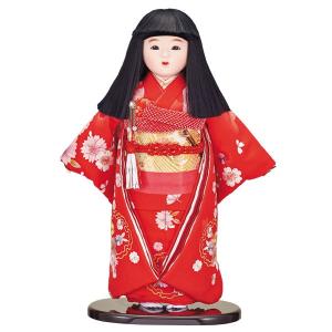 市松人形13号 駒 正絹 刺繍赤 雪輪 女の子 いちまつ人形 : 鯉のぼり