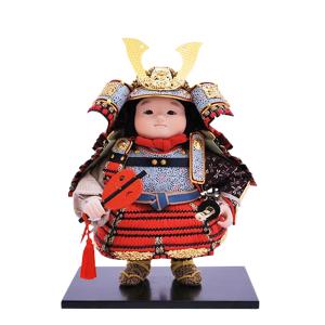 五月人形 東玉 木目込み飾り 木目込み人形 皐月童 倭 （やまと