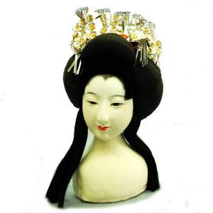 雛人形 小宮映峰作 日本人形頭 顔 手芸品 部品 尺五 芸者 頭師小宮映峯 : 雛人形-五月人形