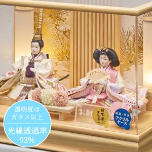 雛人形 コンパクト ミニ 選べる ケース飾りア...の詳細画像1