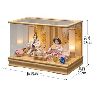 雛人形 コンパクト ミニ 選べる ケース飾りア...の詳細画像2