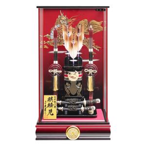 久月 破魔弓 18号 優雅 本籐巻 オルゴール付き ガラスケース飾り 初