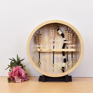 破魔弓 壁掛け お祝い おしゃれ 破魔矢飾り コンパクト