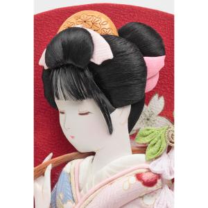 羽子板 久月 モダン 白 木目 初正月飾り コ...の詳細画像3