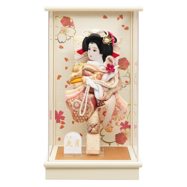 羽子板 久月 コンパクト ミニ マンション お祝い 初正月 羽子板飾り ケース飾り 凛香 8号 金彩...