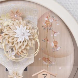 羽子板 久月 丸型 円形 つまみ細工 おしゃれ...の詳細画像3