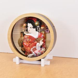羽子板 お祝い 円形 押絵飾り まどか ケース...の詳細画像2