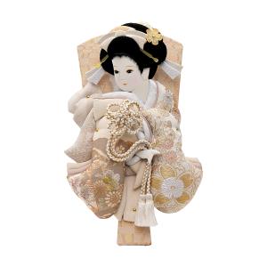 羽子板 単品 コンパクト かわいい おしゃれ 7号 (高さ約21cm) カンザシ