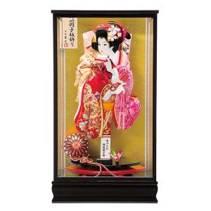 【展示品限り】正月飾り　羽子板　ケース飾り　※閉店セール　H30 羽子板 お祝い 羽子板飾り 初正月飾り 15号 春日ガラスケース かわいい