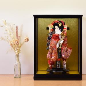 羽子板 お祝い 絞り 初正月 羽子板飾り ガラス ケース飾り 正月飾り