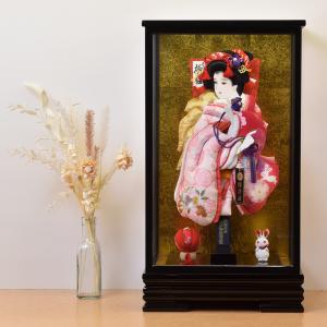 羽子板飾り 受け台付 お祝い 初正月飾り 20号 摩耶 藤娘 かわいい 2025