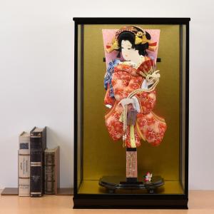 羽子板 金襴 お祝い 初正月 羽子板飾り ガラス ケース飾り 正月飾り