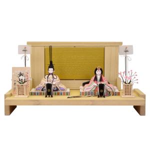 雛人形 コンパクト 木目込み 一秀 ひな人形 親...の商品画像
