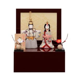 雛人形 コンパクト 木目込み 一秀 ひな人形 神雛