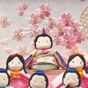 雛人形 ケース入り 丸型 円 コンパクト ちり...の詳細画像3