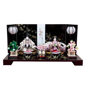 雛人形 親王飾り コンパクト ひな人形 おしゃれ かわいい