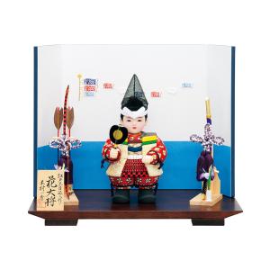 柿沼東光 五月人形 木目込み 作 (大空の夢 白 アクリルケース 飾り