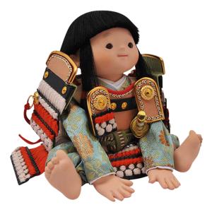 五月人形 兜平飾り 鏨彫職人による朱色の兜 SG-2633 創作作品 : 人形の