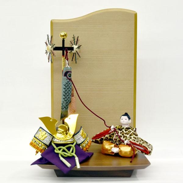 鯉のぼり 五月人形 兜 飾り JIN 子供大将飾り 童人形 初節句飾り ヒョウ柄 PPAP 風 ピコ...