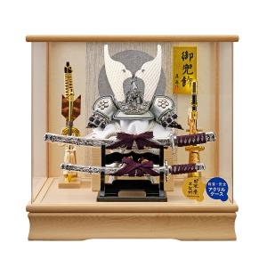 ガラスの兜 蒼の兜 五月人形 子供の日 かぶと カブト コンパクト