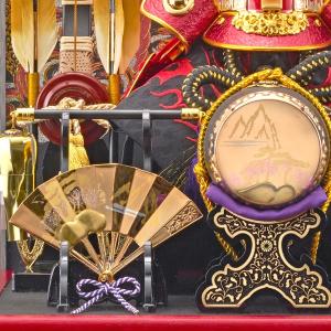 五月人形 コンパクト ケース入り 兜 真田 虎...の詳細画像3