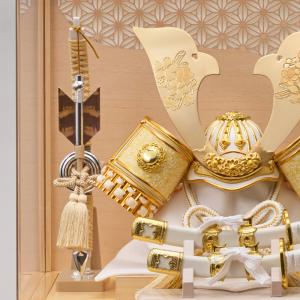 五月人形 兜飾り ケース飾り やまと 金桜柄入...の詳細画像5