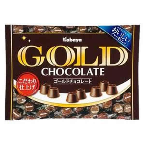 ゴールドチョコレート 12袋入り カバヤ食品 スナック菓子