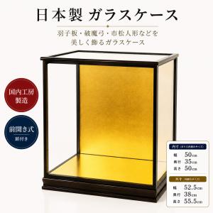 人形ケース ガラス人形ケース 間口50奥行35高50cm(ガラス寸法）内計り