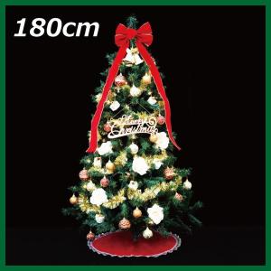 クリスマスツリー　スレンダーツリーセット１８０ｃｍ　クリアライト１００球付｜jinya