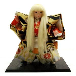 日本人形　18号　子供鏡獅子　訳あり品 倉庫管理品｜jinya