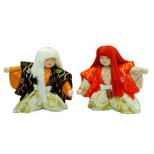 日本人形 木目込人形 10号 連獅子 訳あり品 倉庫管理品 : 雛人形-五月