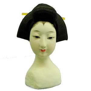日本人形頭 顔 手芸品 部品 尺五 芸者 頭師小宮映峯 : 雛人形-五月人形