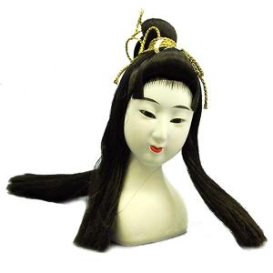 日本人形頭 顔 手芸品 部品 尺五 姫 頭師小宮映峯 : 雛人形-五月人形