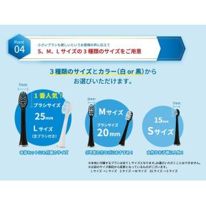 替えブラシ ブラシヘッド 3本入り 電動歯ブラ...の詳細画像4
