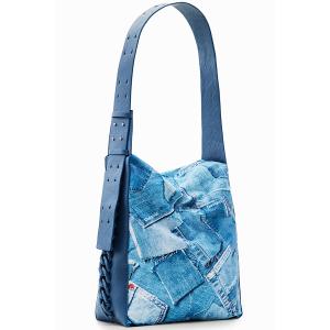 DESIGUAL デシグアル バッグ レディース 23WAXY13 BOLS_FOREVER BLUE ESTRASBURGO 5160 DENIM MEDIUM LIGHT｜jiro-shop