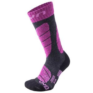 UYN キッズソックス JR SKI SOCKS S100045 G946-AnthraciteMe...