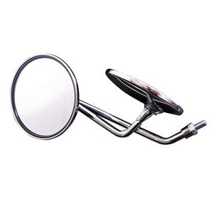 ホンダ スクーター 汎用バックミラー/丸型メッキ仕様