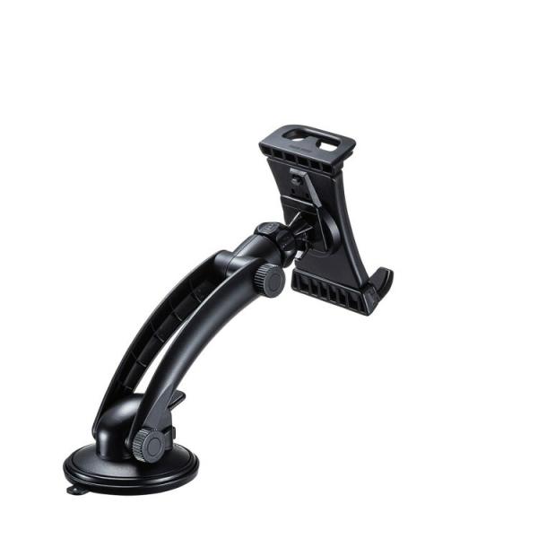 車載用タブレットホルダー（吸盤式）サンワサプライ[SAN] 【CAR-HLD13BK】